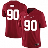 Alabama Crimson Tide 90 Jarran Reed Red Nike College Football Jersey Dzhi,baseball caps,new era cap wholesale,wholesale hats